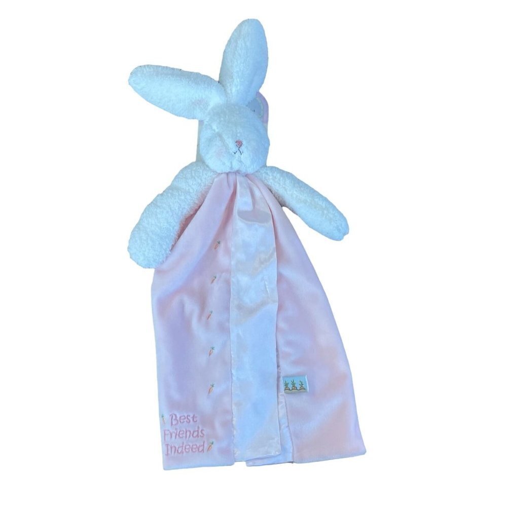 Bunnies by the Bay Buddy Baby Blankie/Comforter soft plush PINK 16"/40cm NEW